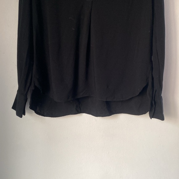 Zadig & Voltaire XS Tink Solid Long Sleeve Blouse Top - Picture 6 of 13